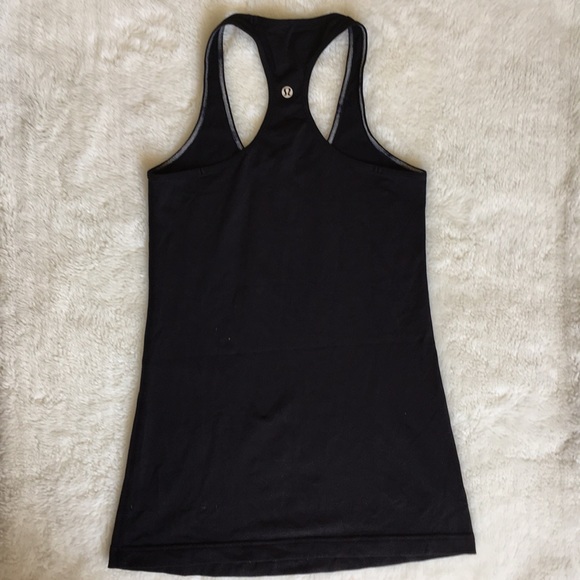 lululemon athletica Tops - Lululemon Black Racerback Tank Top size 4